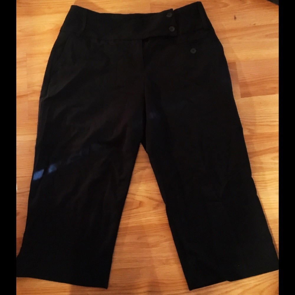 Briggs New York 8 Petite Black Stretch Pants
